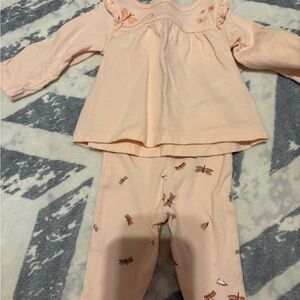 Peach Kids Pajamas Set